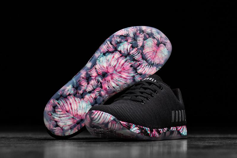 Women's Nobull Midnight Palm Trainers Black | SG N3063W